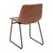 Merrick Lane Carrollton 18 inch Faux Leather Bucket Seat Dining Chairs, Set of 2